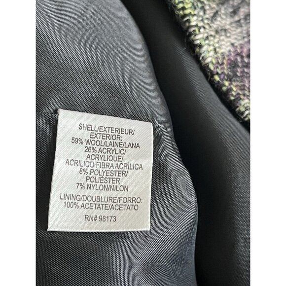 W By Worth Wool Plaid Dress Pockets NEW size 8 Full Zipper Academia Preppy Lined - Picture 14 of 14